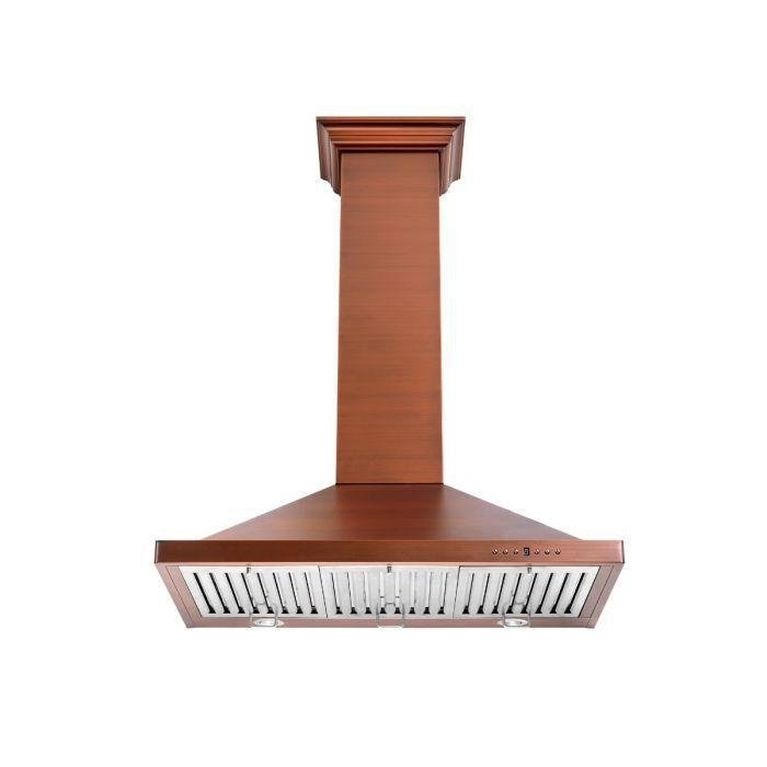 ZLINE 42 in. Copper Wall Range Hood, 8KBC-42 - Smart Kitchen Lab
