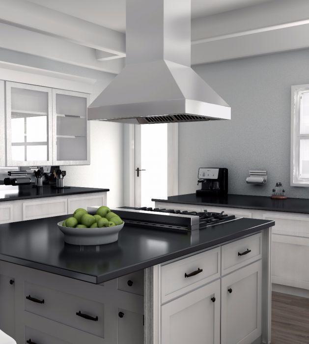 ZLINE 42 in. Outdoor/Indoor Island Stainless Range Hood, 597i-304-42 - Smart Kitchen Lab