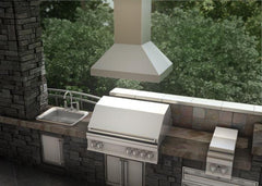 ZLINE 42 in. Outdoor/Indoor Island Stainless Range Hood, 597i-304-42 - Smart Kitchen Lab