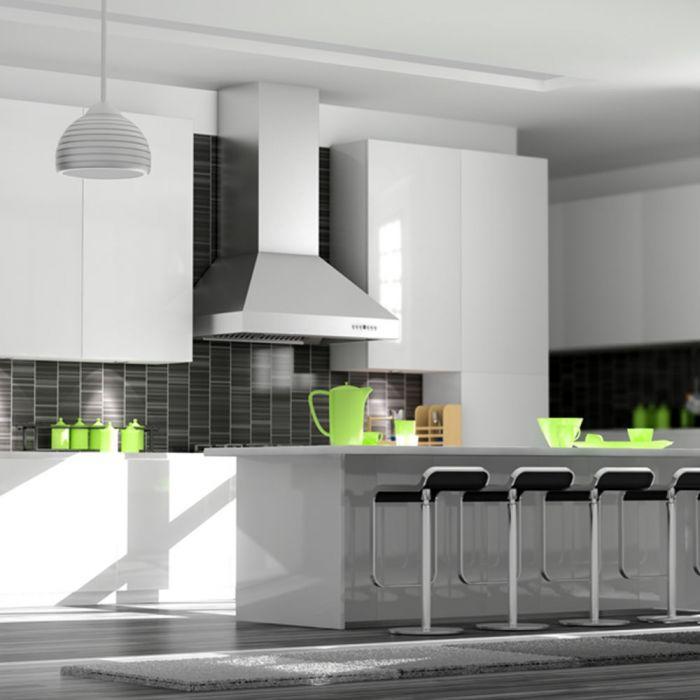 ZLINE 42 in. Remote Dual Blower Stainless Wall Range Hood, 697-RD-42 - Smart Kitchen Lab
