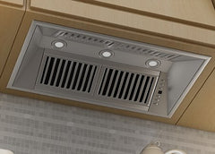 ZLINE 46 in. Width Island Mount Range Hood Insert (24 in. Depth), 824i-46 - Smart Kitchen Lab
