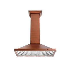 ZLINE 48 in. Copper Wall Range Hood, 8KBC-48 - Smart Kitchen Lab