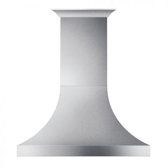 ZLINE 48 in. Designer Series DuraSnow® Stainless Finish Indoor Wall Range Hood, 8632S-48 - Smart Kitchen Lab