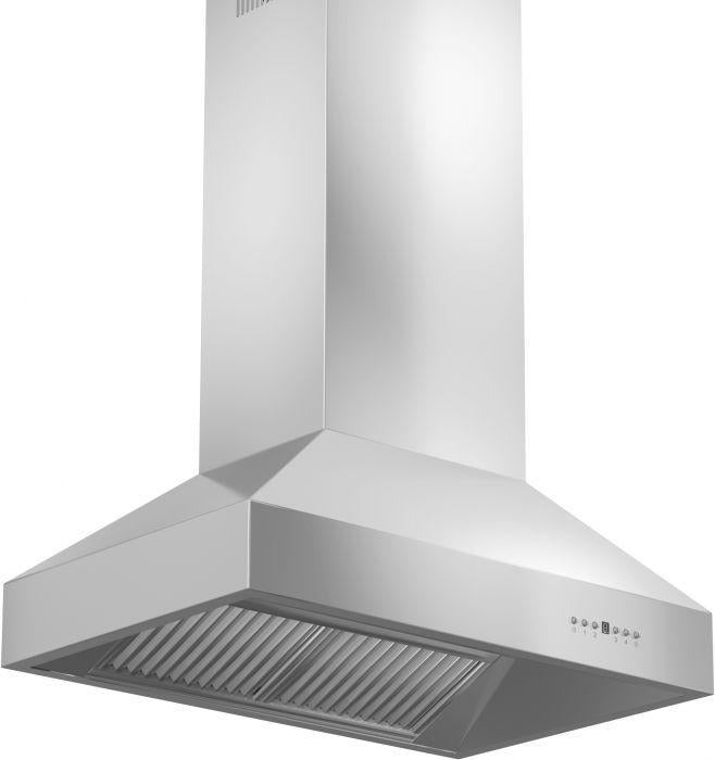 ZLINE 48 in. Ducted Island Mount Range Hood in Outdoor Approved Stainless Steel, 697i-304-48 - Smart Kitchen Lab