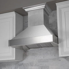 ZLINE 48 in. DuraSnow® Stainless Steel Range Hood with DuraSnow® Shell, 8654SN-48 - Smart Kitchen Lab