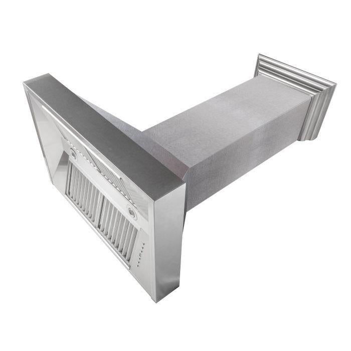 ZLINE 48 in. DuraSnow® Stainless Steel Range Hood with DuraSnow® Shell, 8654SN-48 - Smart Kitchen Lab