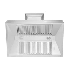 ZLINE 48 in. DuraSnow® Stainless Steel Range Hood with DuraSnow® Shell, 8654SN-48 - Smart Kitchen Lab