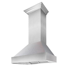 ZLINE 48 in. DuraSnow® Stainless Steel Range Hood with DuraSnow® Shell, 8654SN-48 - Smart Kitchen Lab