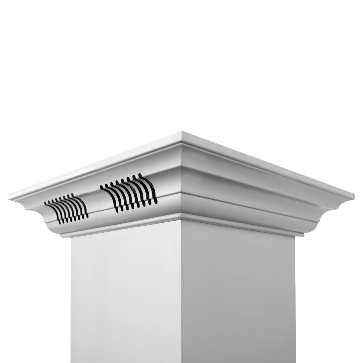 ZLINE 48 in. Island Mount Range Hood in Stainless Steel with Built-in CrownSound Bluetooth Speakers, GL2iCRN-BT-48 - Smart Kitchen Lab