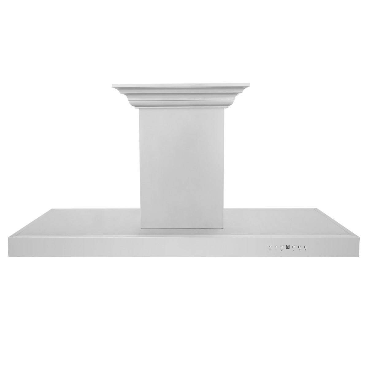 ZLINE 48 in. Island Mount Range Hood in Stainless Steel with Built-in CrownSound‚ Bluetooth Speakers, KE2iCRN-BT-48 - Smart Kitchen Lab