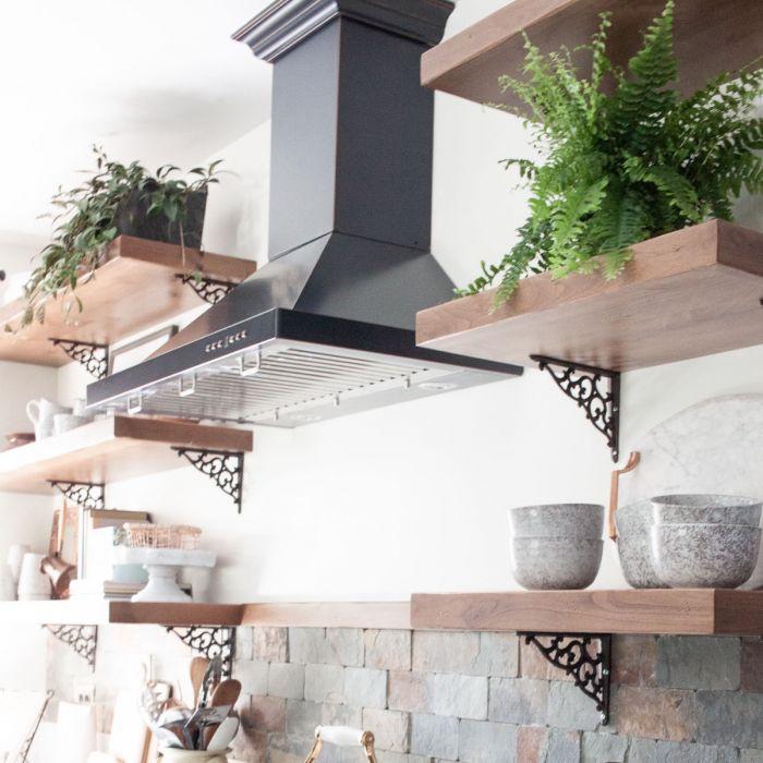 ZLINE 48 in. Oil-Rubbed Bronze Wall Range Hood 8KBB-48 - Smart Kitchen Lab
