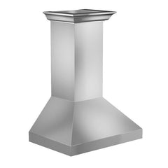 ZLINE 48 in. Professional Convertible Vent Wall Mount Range Hood in Stainless Steel with Crown Molding, 597CRN-48 - Smart Kitchen Lab