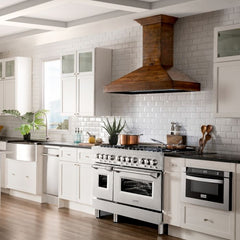 ZLINE 48 in. Professional Gas Burner and Electric Oven in Stainless Steel, RA48 - Smart Kitchen Lab