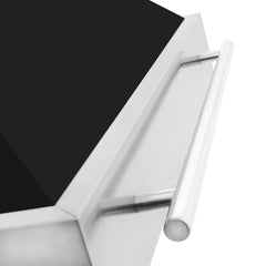 ZLINE 48 In. Stainless Steel Range Hood with Black Matte Shell and Stainless Steel Handle, 8654STX-BLM-48 - Smart Kitchen Lab