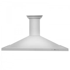 ZLINE 48 in. Stainless Steel Wall Range Hood with Built-in CrownSound® Bluetooth Speakers, KBCRN-BT-48 - Smart Kitchen Lab