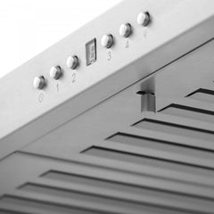 ZLINE 48 in. Stainless Steel Wall Range Hood with Built-in CrownSound® Bluetooth Speakers, KBCRN-BT-48 - Smart Kitchen Lab