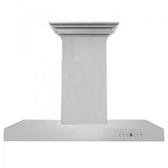 ZLINE 48 in. Stainless Steel Wall Range Hood with Built-in CrownSound® Bluetooth Speakers, KECRN-BT-48 - Smart Kitchen Lab