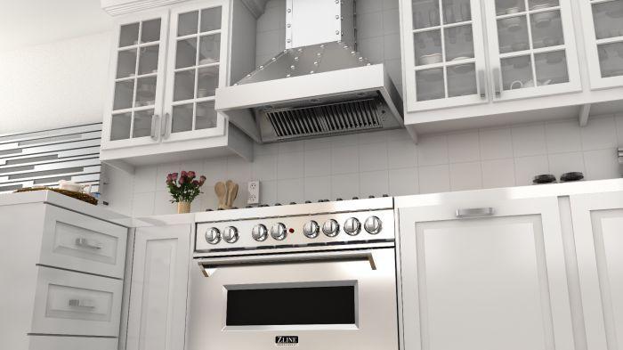 ZLINE 48 in. Stainless Wall Range Hood, 655-4SSSS-48 - Smart Kitchen Lab