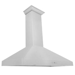 ZLINE 48 in. Wall Range Hood, DuraSnow® Finished, Stainless Steel, 8KF2S-48 - Smart Kitchen Lab