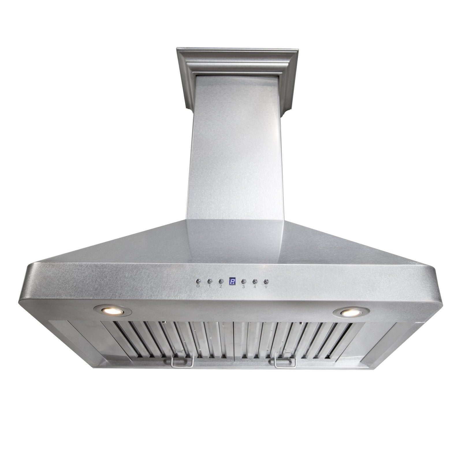 ZLINE 48 in. Wall Range Hood, DuraSnow® Finished, Stainless Steel, 8KF2S-48 - Smart Kitchen Lab