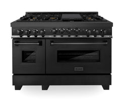 ZLINE 48 Inch 6.0 cu. ft. Range with Gas Cooktop and Gas Oven in Stainless Steel, RG48 - Smart Kitchen Lab