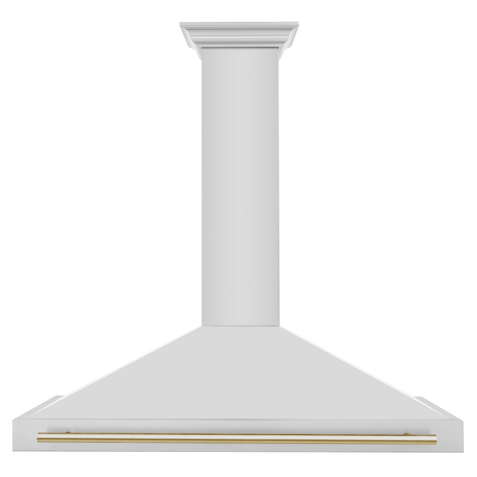 ZLINE 48 Inch Autograph Edition Stainless Steel Range Hood with Gold Handle, KB4STZ-48-G - Smart Kitchen Lab