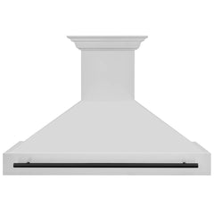 ZLINE 48 Inch Autograph Edition Stainless Steel Range Hood with Matte Black Handle, 8654STZ-48-MB - Smart Kitchen Lab