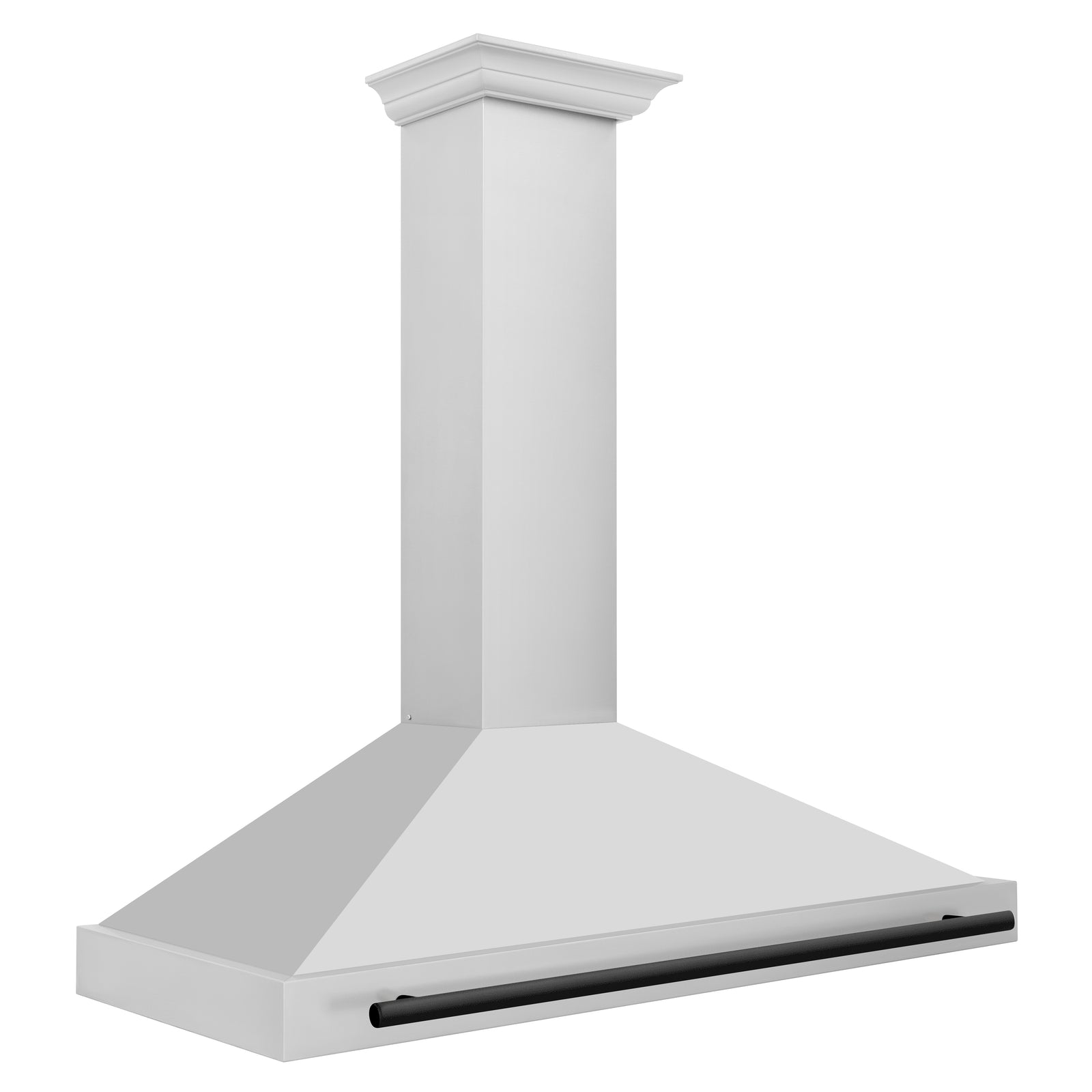 ZLINE 48 Inch Autograph Edition Stainless Steel Range Hood with Matte Black Handle, KB4STZ-48-MB - Smart Kitchen Lab
