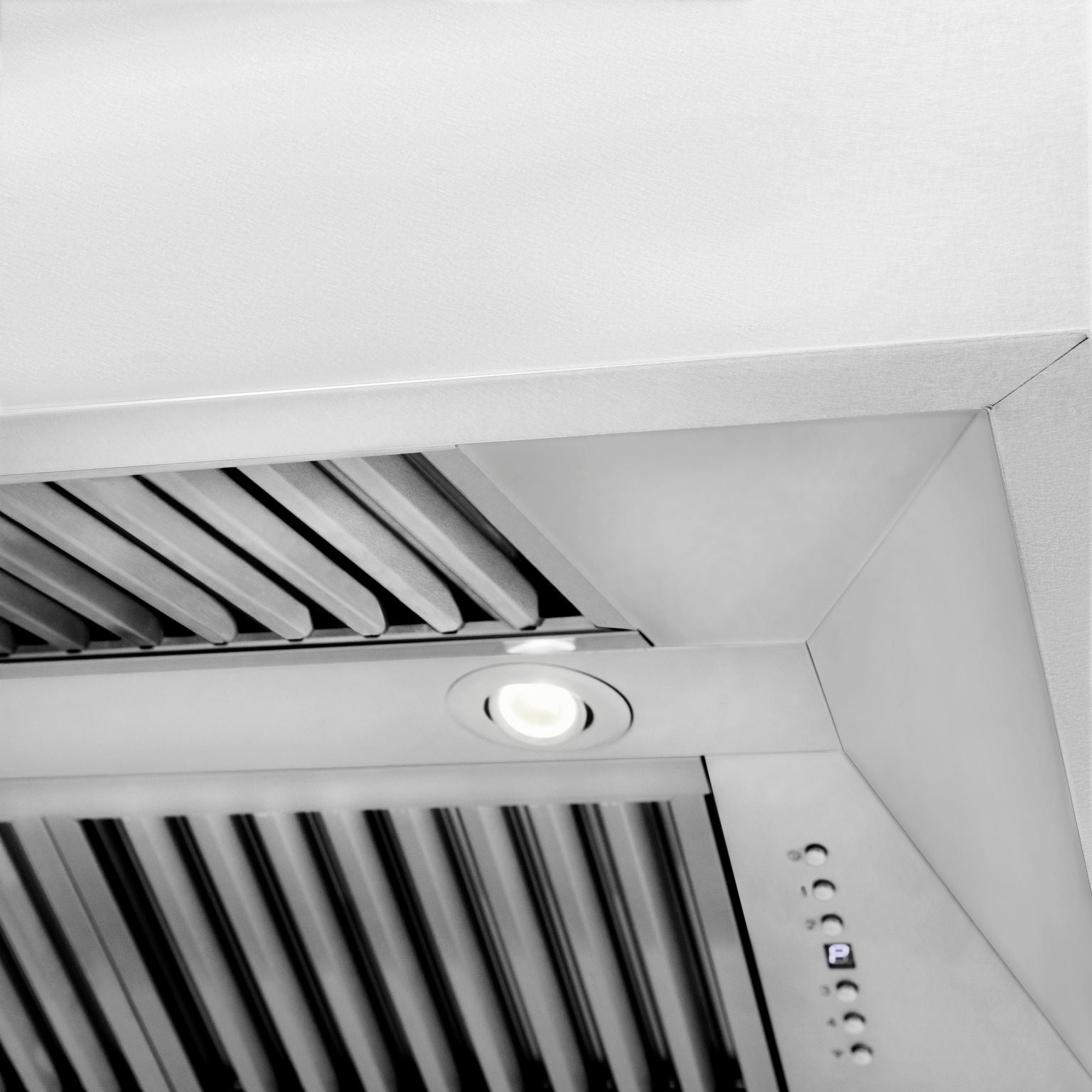 ZLINE 48 Inch DuraSnow® Stainless Steel Range Hood with Stainless Steel Handle, 8654SNX-48 - Smart Kitchen Lab