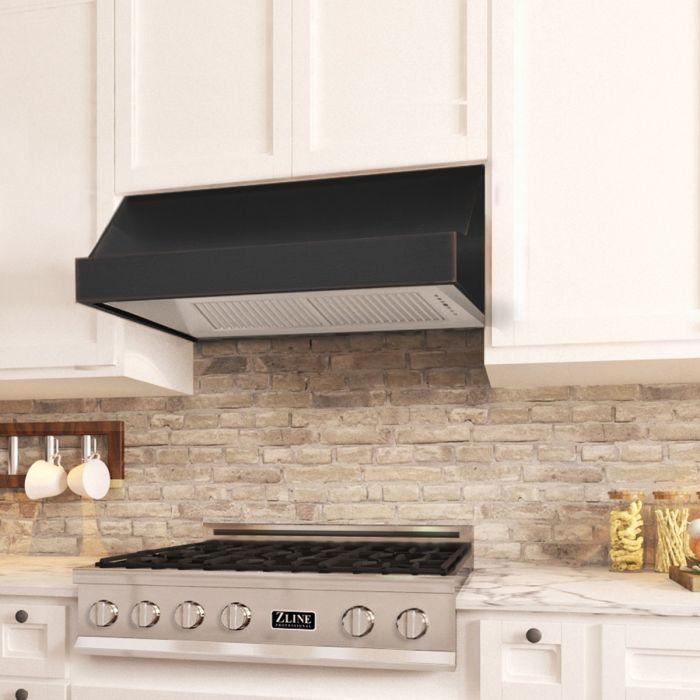 ZLINE 48 in.Oil-Rubbed Under Cabinet Range Hood 8685B-48 - Smart Kitchen Lab