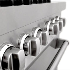 ZLINE 60 In. Professional Dual Fuel Range in Stainless Steel with DuraSnow®Stainless Steel Door, RA-SN-60 - Smart Kitchen Lab