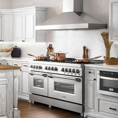 ZLINE 60 in. Professional Gas Burner with Brass Burners, 7.6 cu. ft. Electric Oven in Stainless Steel, RA-BR-60 - Smart Kitchen Lab