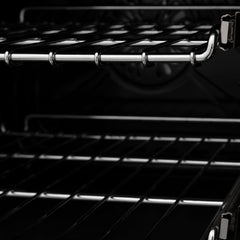 ZLINE 60 Inch Autograph Edition Dual Fuel Range in Stainless Steel with Matte Black Accents, RASZ-60-MB - Smart Kitchen Lab