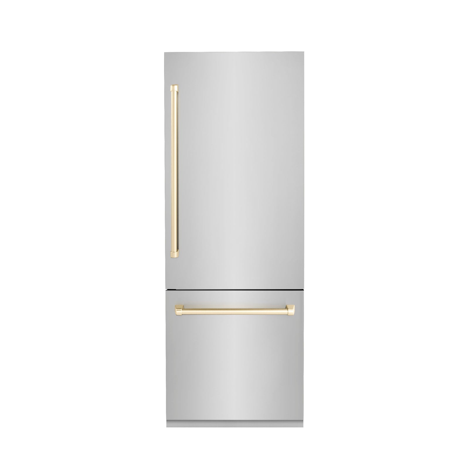ZLINE Autograph 30 In. 16.1 cu. ft. Built-In Refrigerator with Internal Water and Ice Dispenser with Gold Accents, RBIVZ-304-30-G - Smart Kitchen Lab