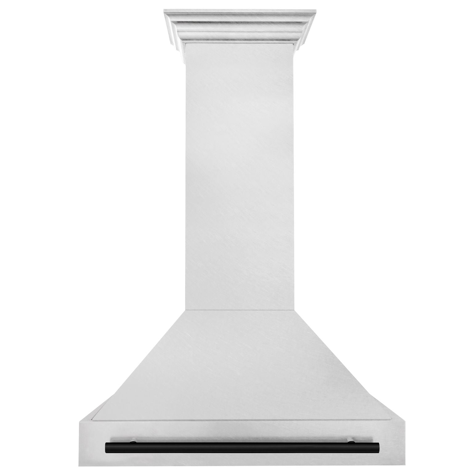 ZLINE Autograph 36 Inch DuraSnow® Stainless Steel Range Hood with Matte Black Handle, 8654SNZ-36-MB - Smart Kitchen Lab