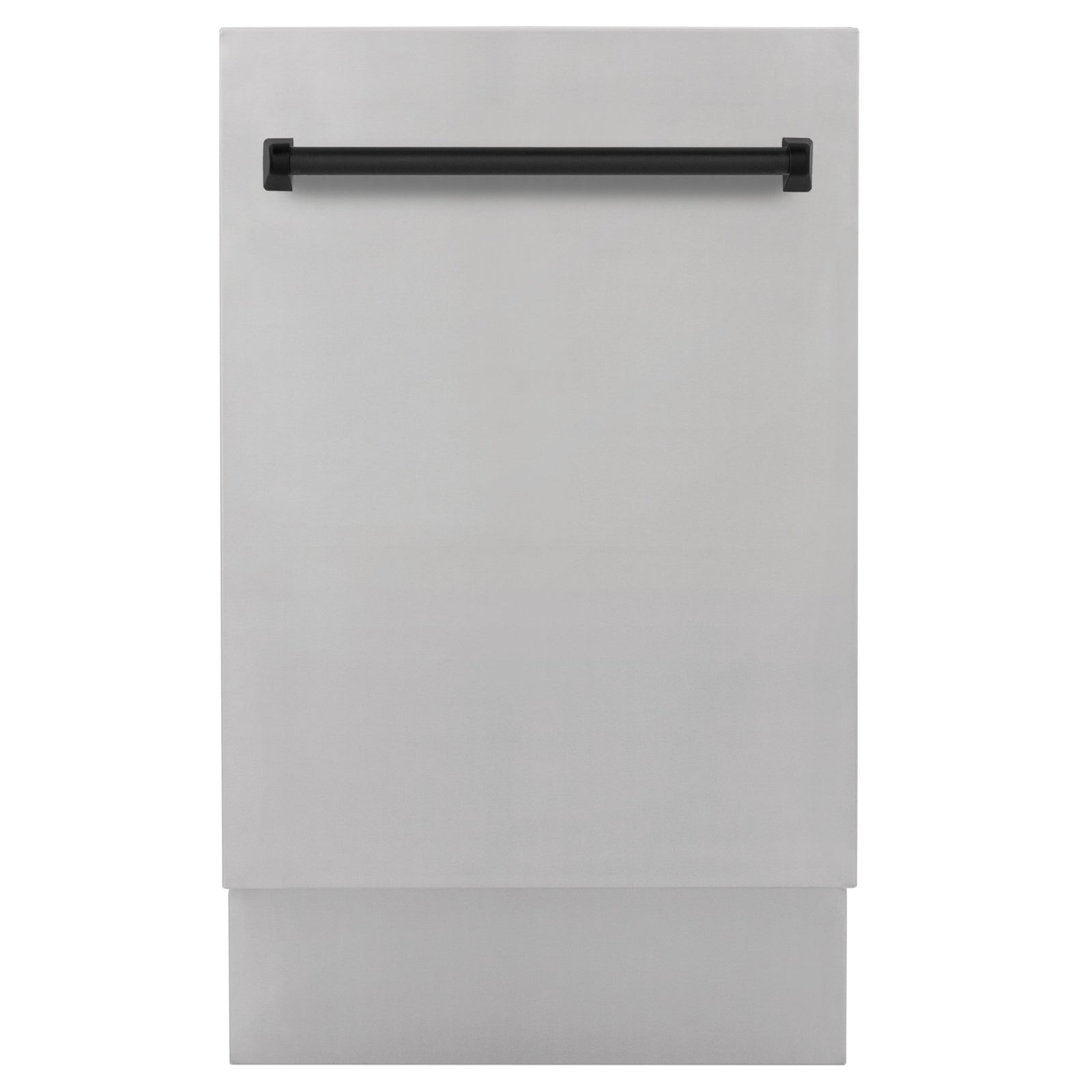 ZLINE Autograph Edition 18 in. Dishwasher in Stainless Steel with Matte Black Handle, DWVZ-304-18-MB - Smart Kitchen Lab