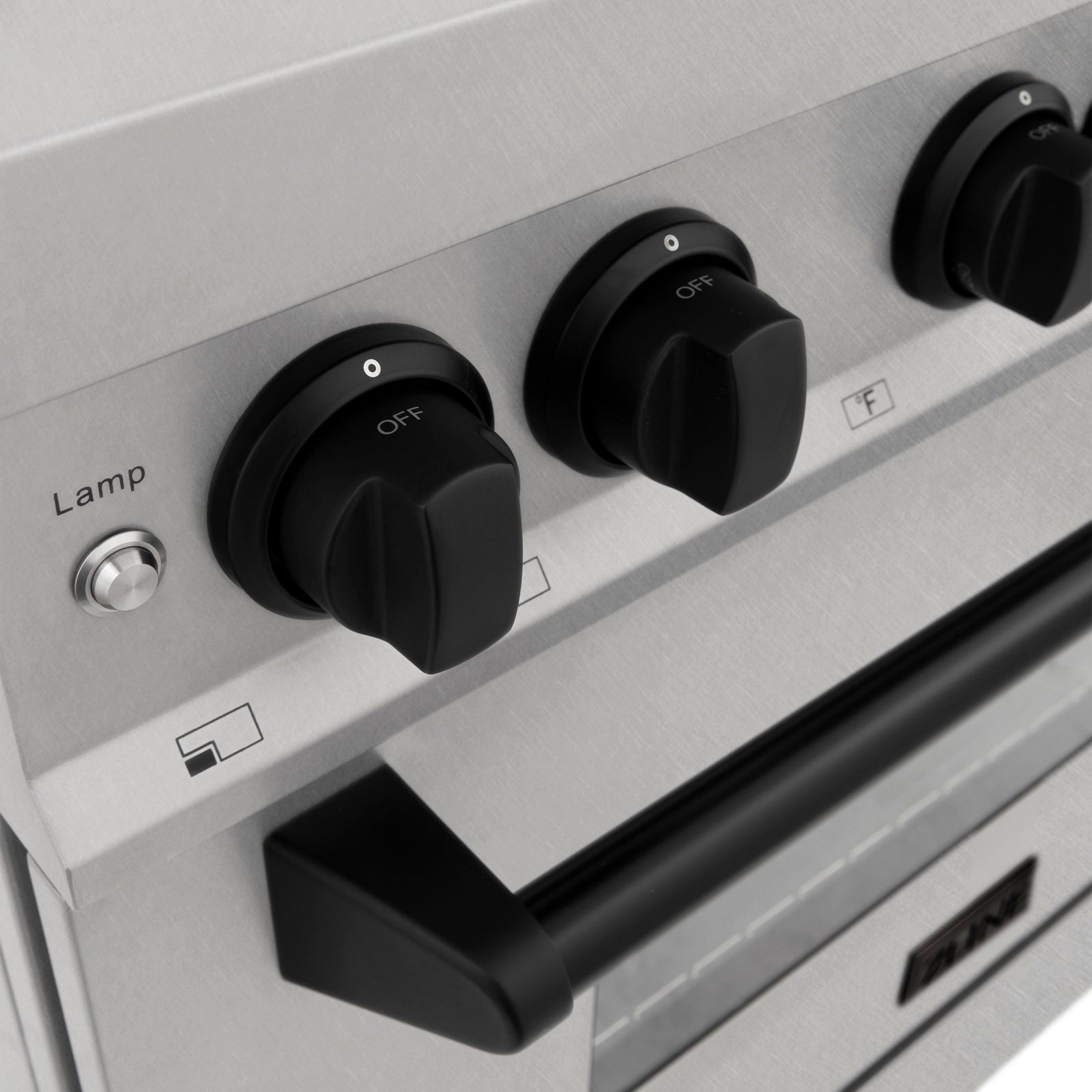 ZLINE Autograph Edition 36 in. 4.6 cu. ft. Range with Gas Stove and Electric Oven in DuraSnow® with Matte Black Accents, RASZ-SN-36-MB - Smart Kitchen Lab