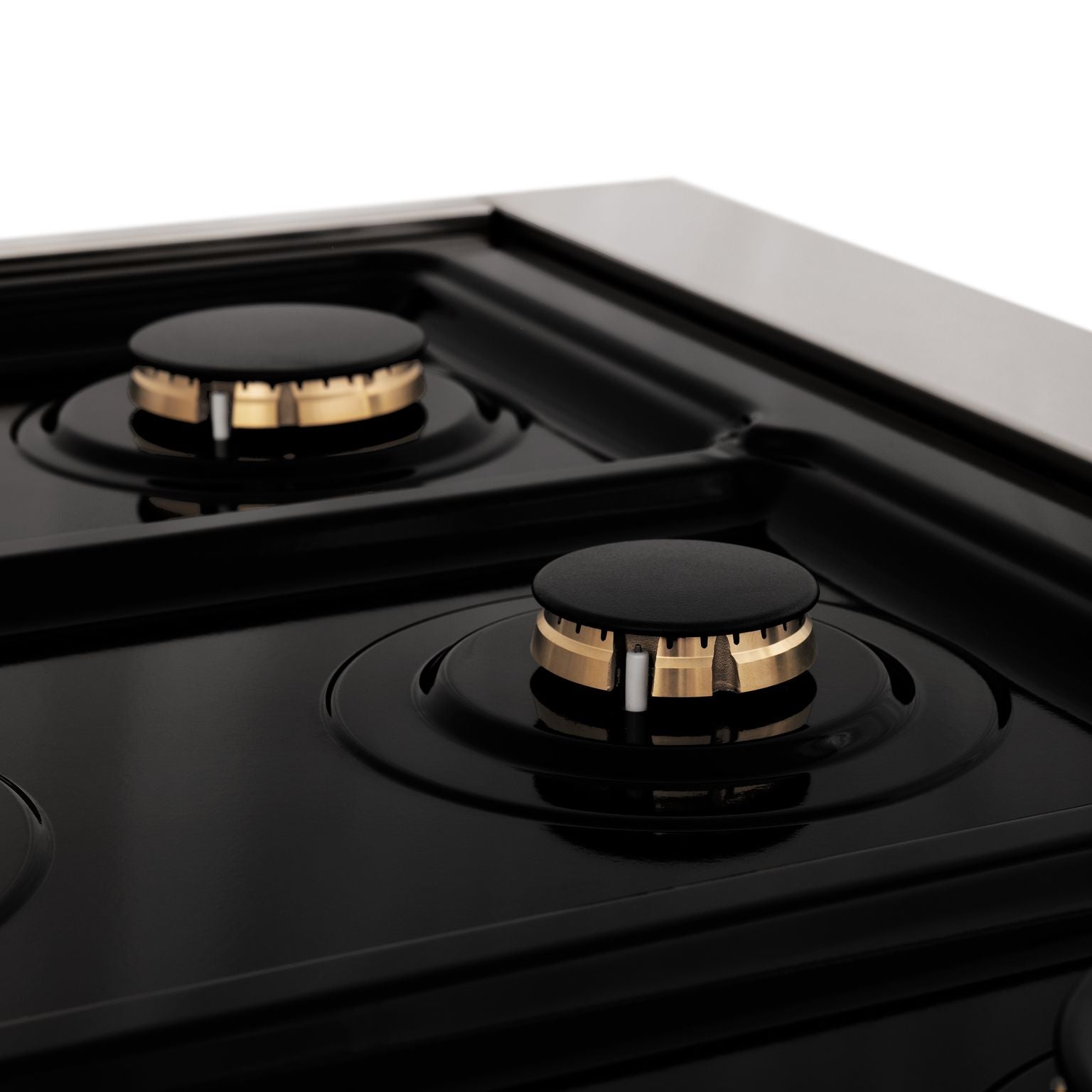 ZLINE Autograph Edition 36 in. Gas Rangetop in Stainless Steel and Gold Accents, RTZ-36-G - Smart Kitchen Lab