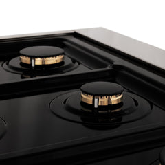 ZLINE Autograph Edition 36 in. Gas Rangetop in Stainless Steel and Gold Accents, RTZ-36-G - Smart Kitchen Lab