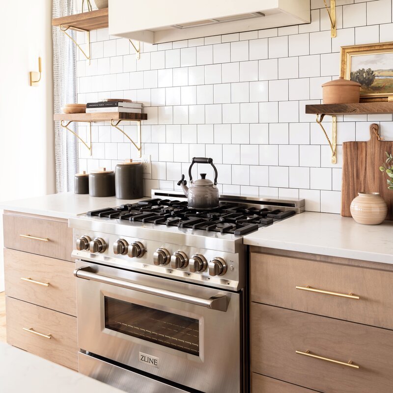 ZLINE Kitchen and Bath 36 Inch Professional Gas Burner and Gas Oven Range in Stainless Steel, RG36 - Smart Kitchen Lab