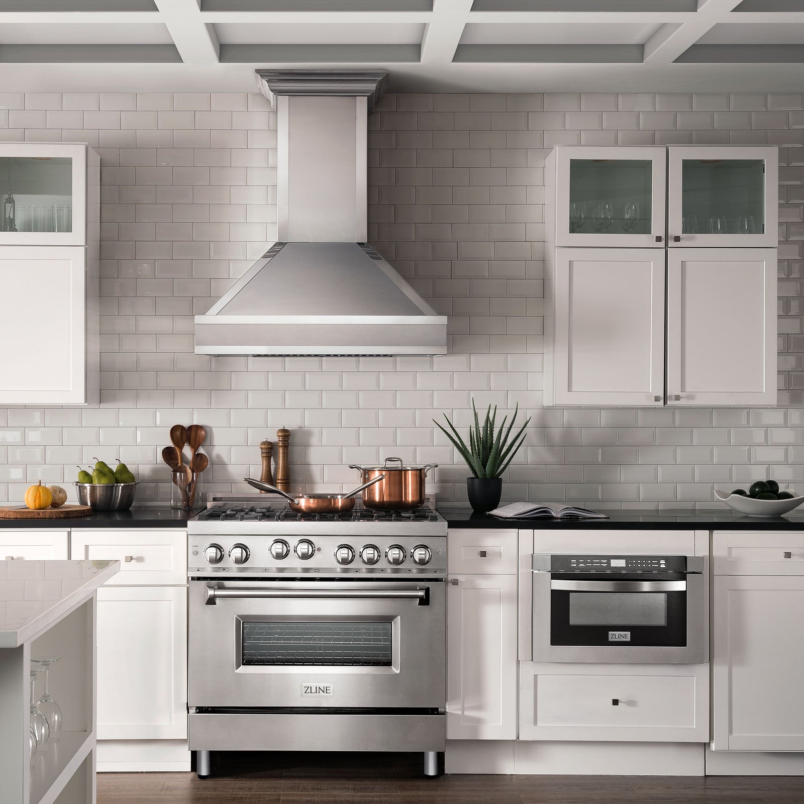 ZLINE Kitchen and Bath 36 Inch Professional Gas Burner and Gas Oven Range in Stainless Steel, RG36 - Smart Kitchen Lab