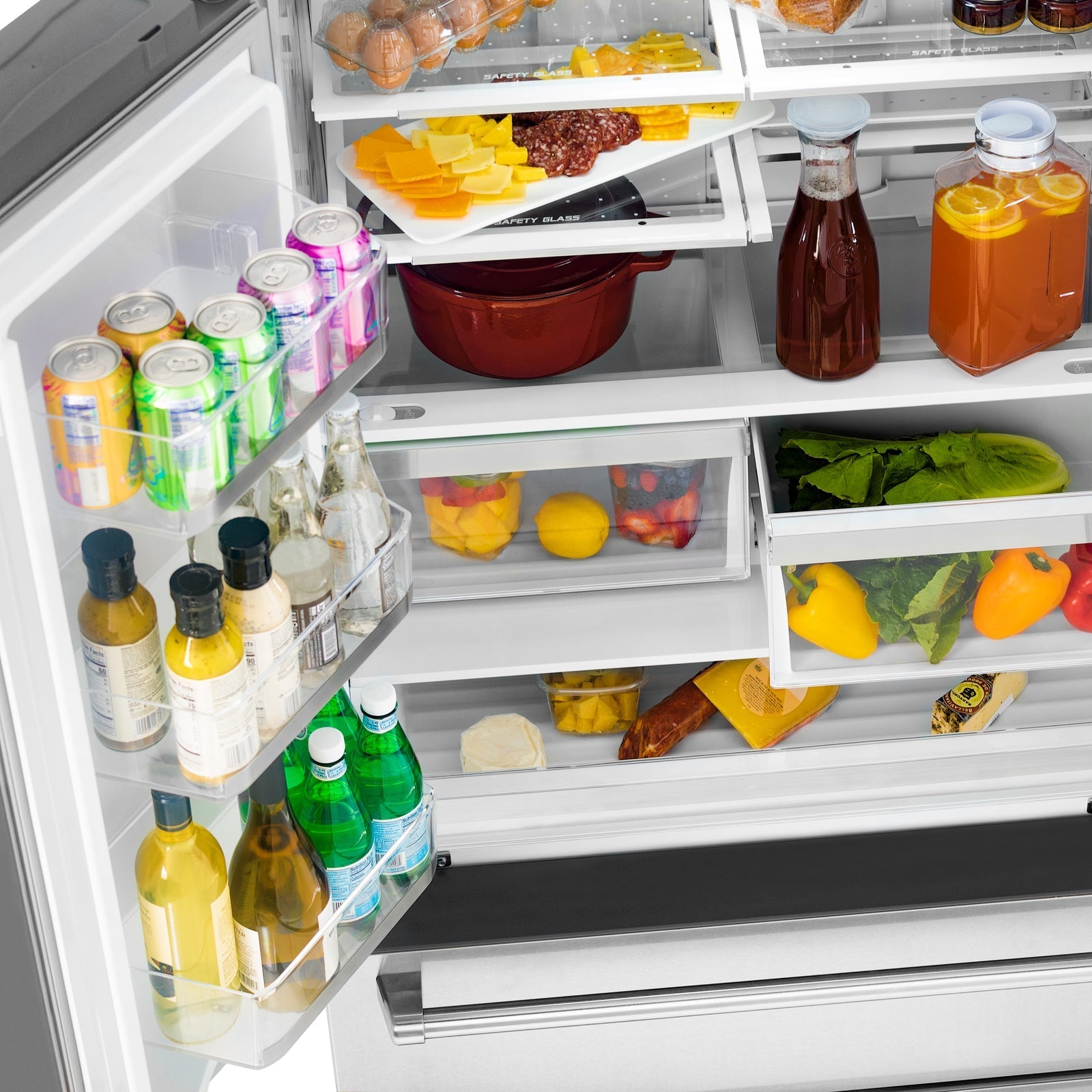 ZLINE Stainless Steel Refrigerator with Freestanding French Doors & Ice Maker - 36-Inch, 22.5 Cu. Ft., RFM-36 - Smart Kitchen Lab